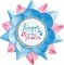 Keeper Of The Gender Button Gender Reveal Party Favors Boy or Girl Button Pins Baby Feet Light Blue and Pink Grosgrain Ribbon Pins for Baby Shower Celebration Party Supplies